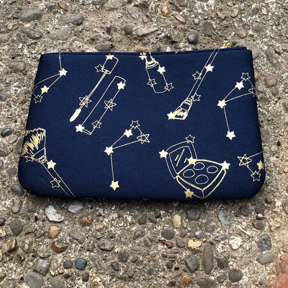 Make up bag navy - Picture 2 of 4